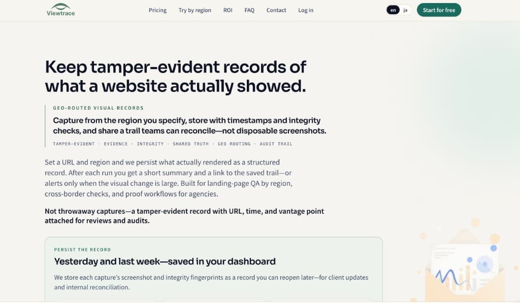 Example snapshot